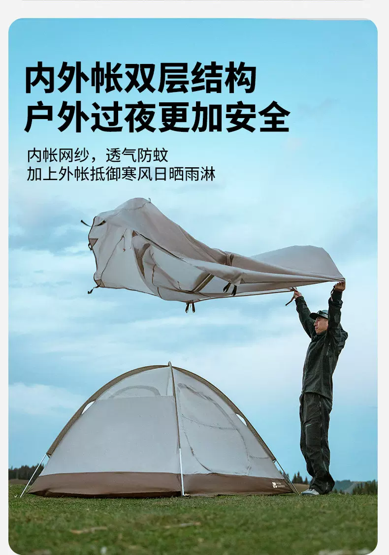 内外帐双层结构与通风
