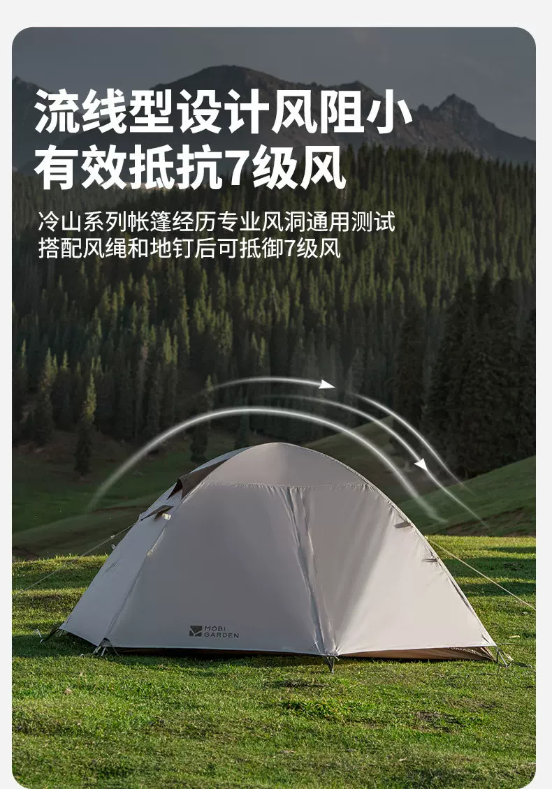 抗风、防水与 210T 面料