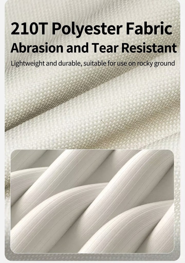 Wind resistance, waterproofing and 210T fabric