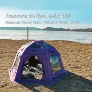 Woolf Planet 15 with the clear TPU door panel, removable groundsheet and snow skirt