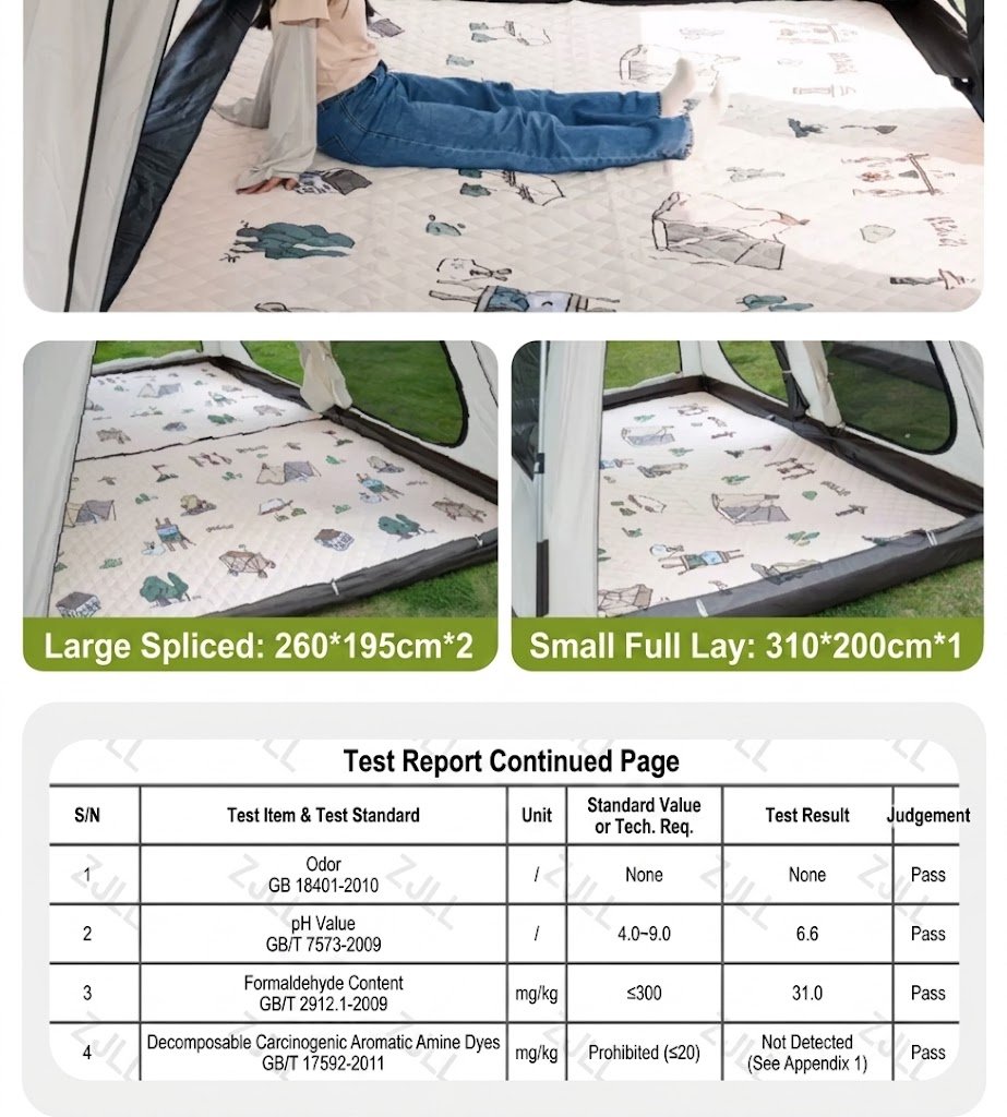 Vidalido Vicore Villa Tent Matching picnic mat