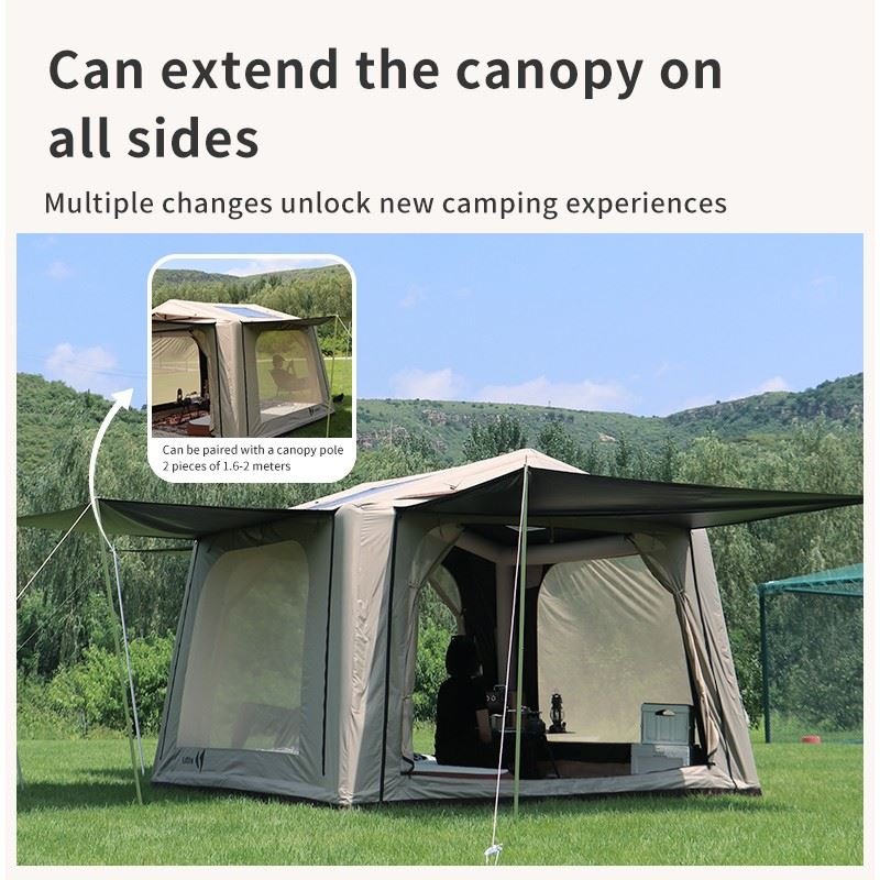 woolf roof ridge 7.8 inflatable tent 3 Woolf Roof Ridge 7.8 blackout inflatable tent