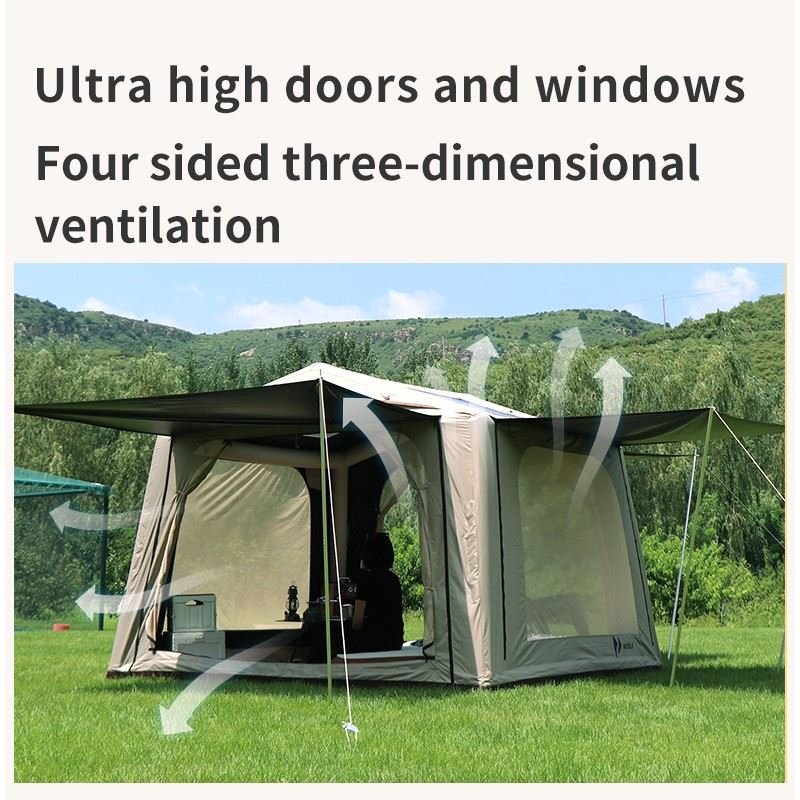 woolf roof ridge 7.8 inflatable tent 4 Woolf Roof Ridge 7.8 blackout inflatable tent